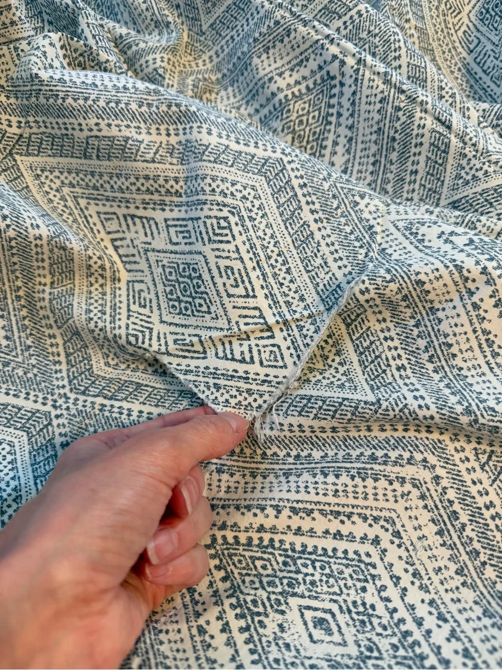 Dwell Studio Geometric pattern duvet cover